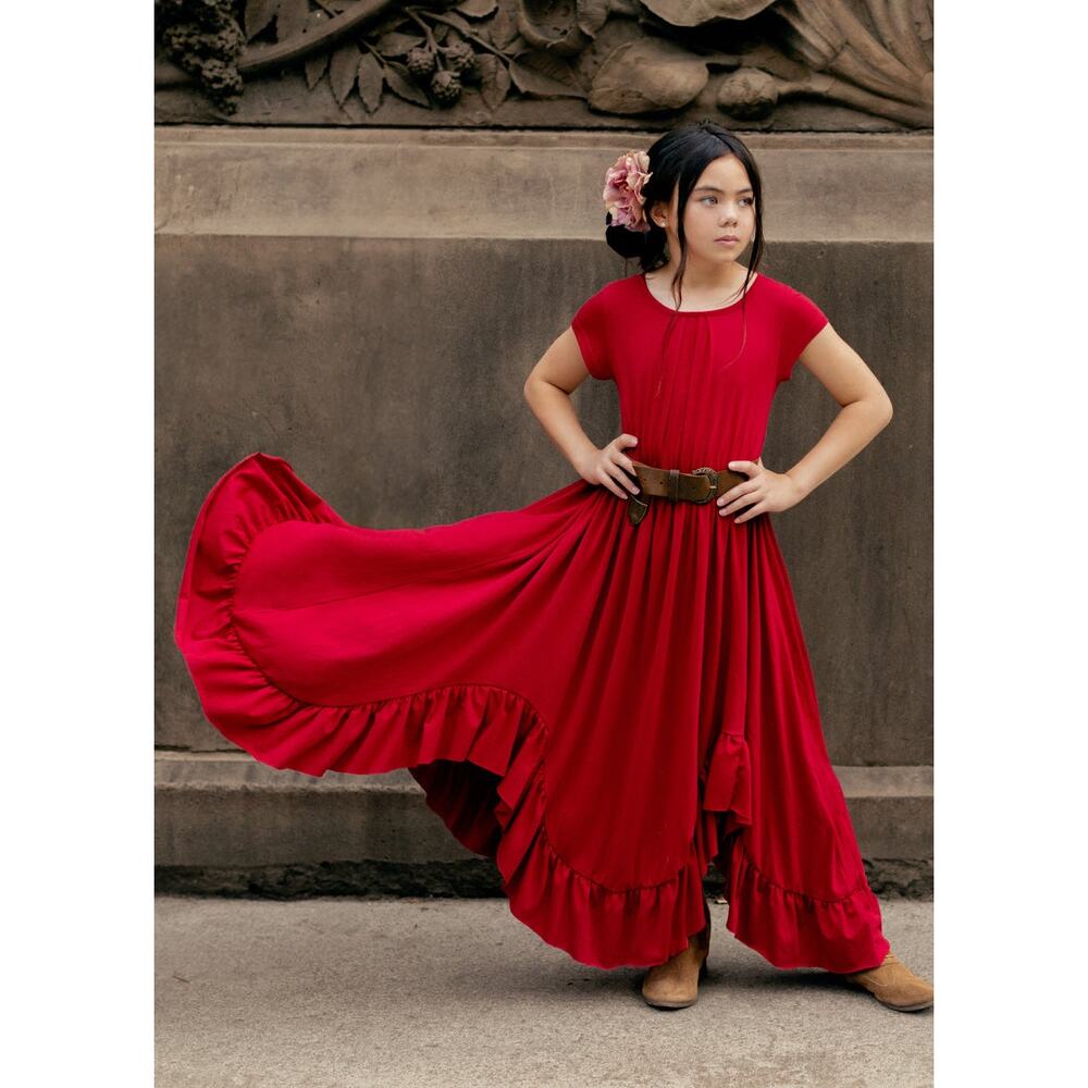 Joyfolie Mia Joy Braelyn Dress in Scarlet Girl’s Size 7